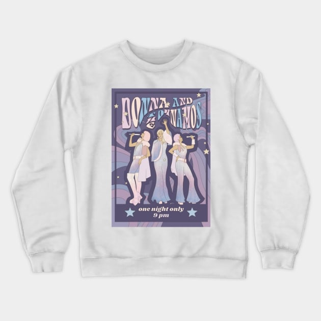 Donna and the Dynamos Concert Poster Crewneck Sweatshirt by hamdansengut